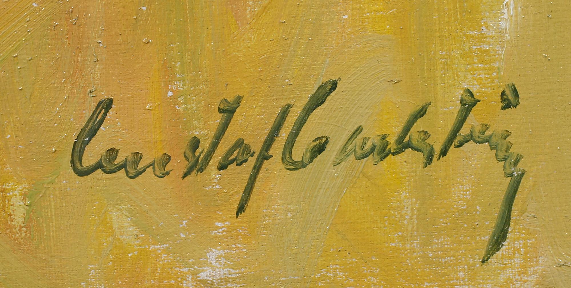 GUSTAF CARLSTRÖM, olja på duk, signerad.