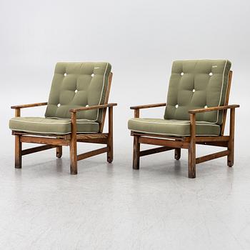 Elsa Stackelberg, a pair of garden armchairs, Fri Form, Edsbruk, 1980s.