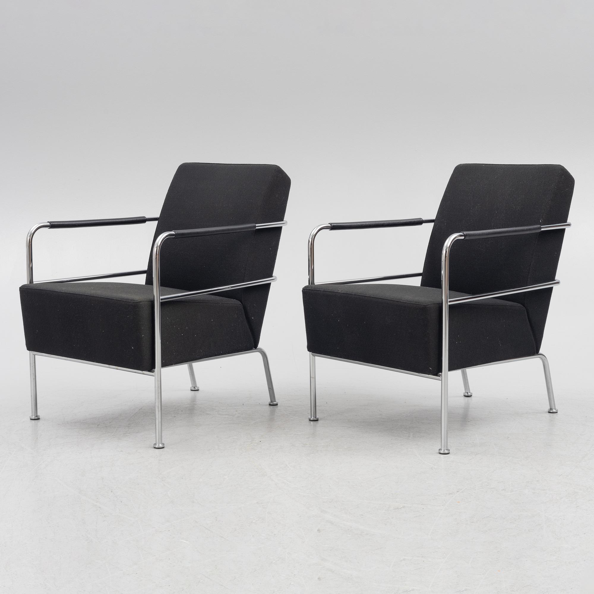Gunilla Allard, a pair of 'Cinema' armchairs, Lammhults.