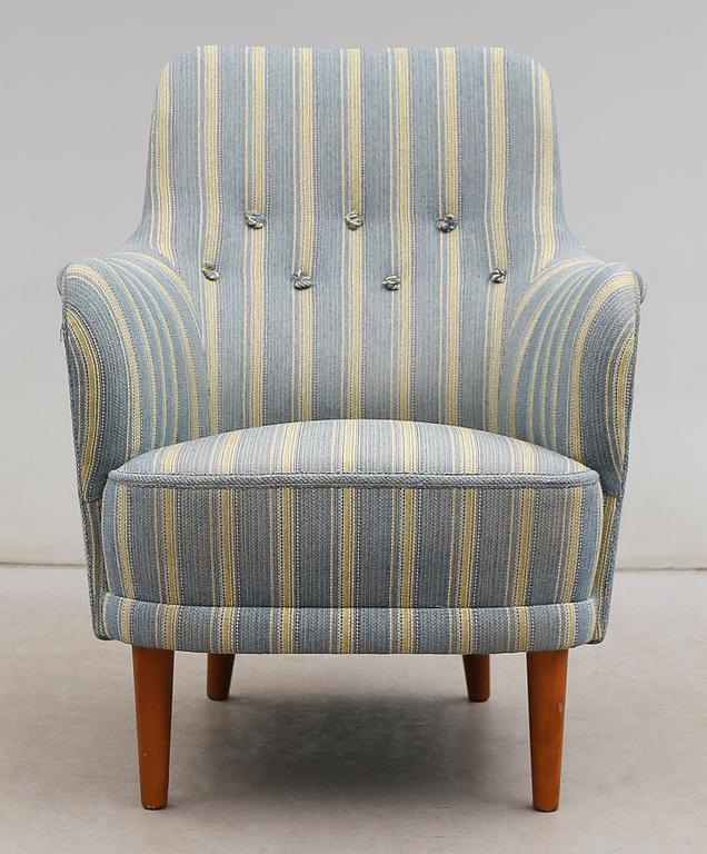 FÅTÖLJ, "Samsas", Carl Malmsten, 1900-talets andra hälft.