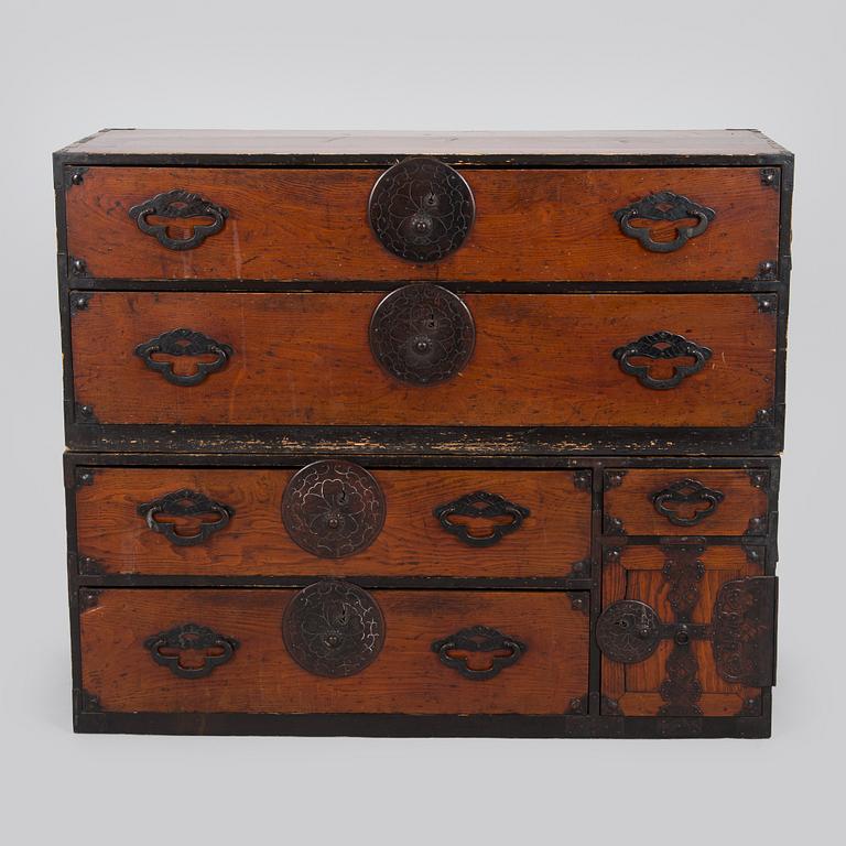 A Corean chest of drawers, mid-20th century.