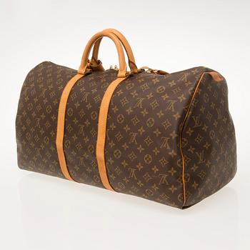 LOUIS VUITTON, Keepall 55, weekend bag.
