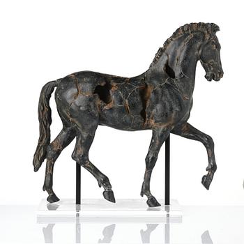 Sculpture of a horse "The Mattei horse", England, 20th century.