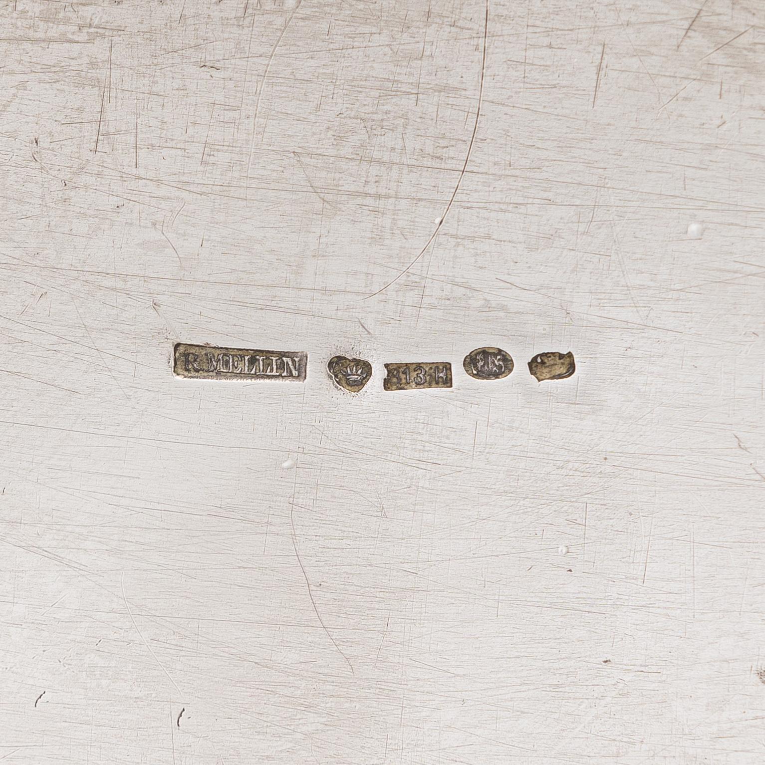 A three-piece gadrooned silver coffee set, Helsinki and Turku 1911 and 1914.