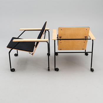 YRJÖ WIHERHEIMO AND SIMO HEIKKILÄ, two armchairs  'Visio' for Vivero Oy, 1980s.