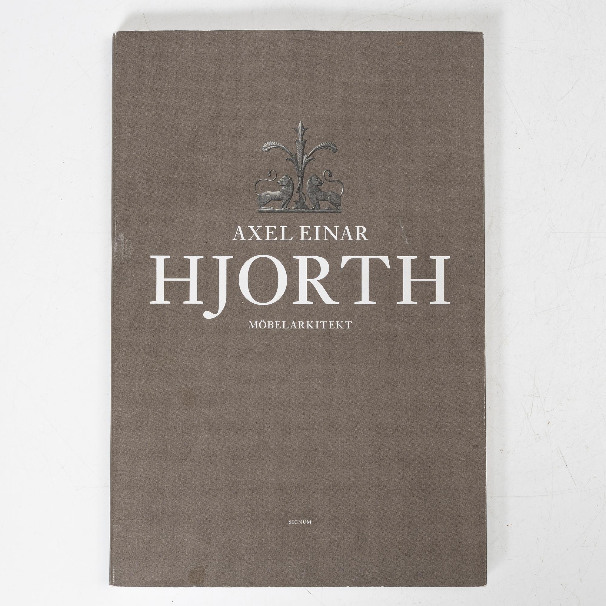 "Axel Einar Hjorth Furniture Architect" book, Christian Björk, Thomas Ekström, and Eric Ericson, Signum, 2009.