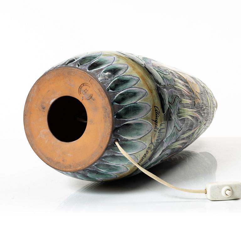 Ulla Winblad, a ceramic floor lamp, Alingsås Keramik, Sweden, 1950's/60's.