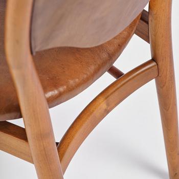 Finn Juhl, a set of four chairs and a pair of armchairs, model "Bo-63" and "Bo-72", Bovirke, Denmark, 1950s-60s.