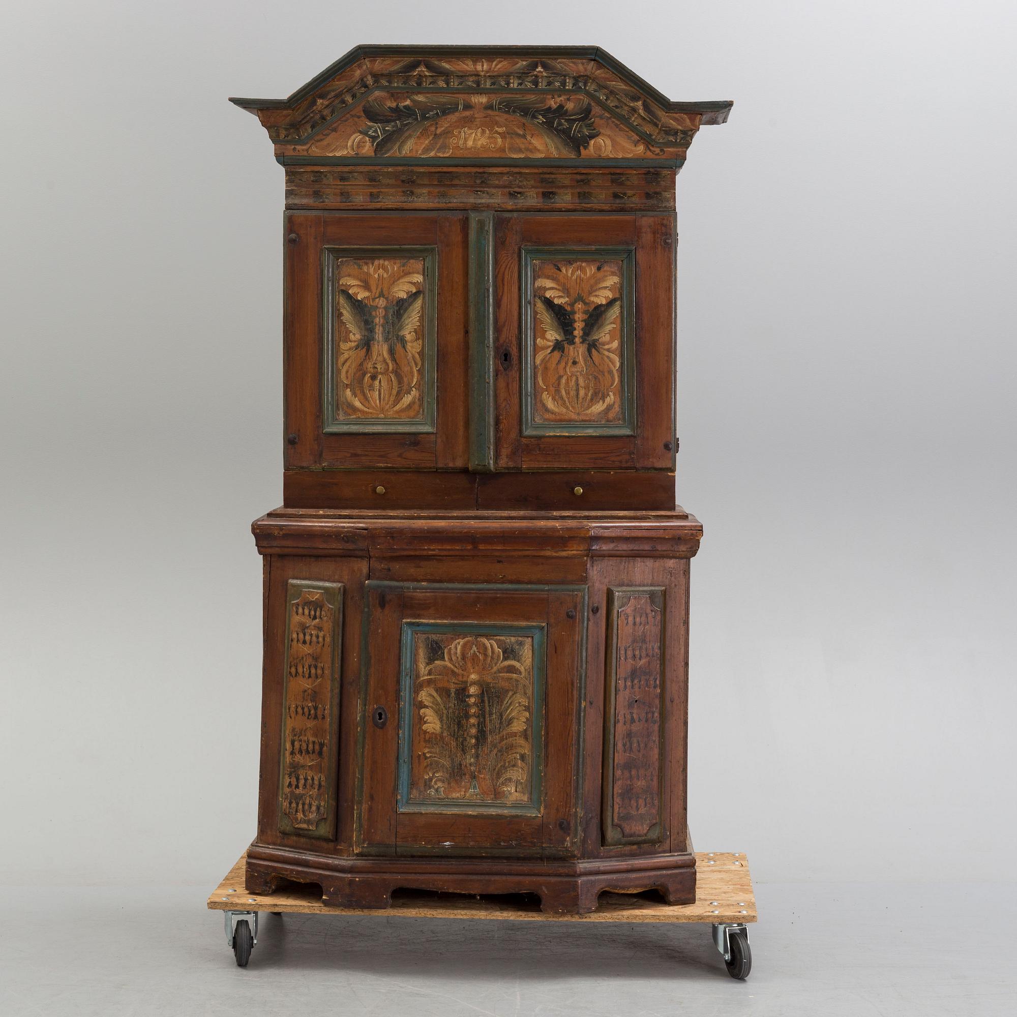 SKÅP, allmoge, 1700-tal.