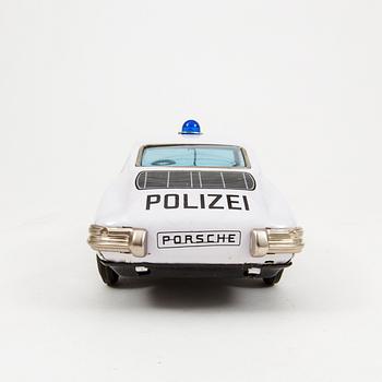 A tinplate Bandai "Porsche Polizei", Japan, 1960s.
