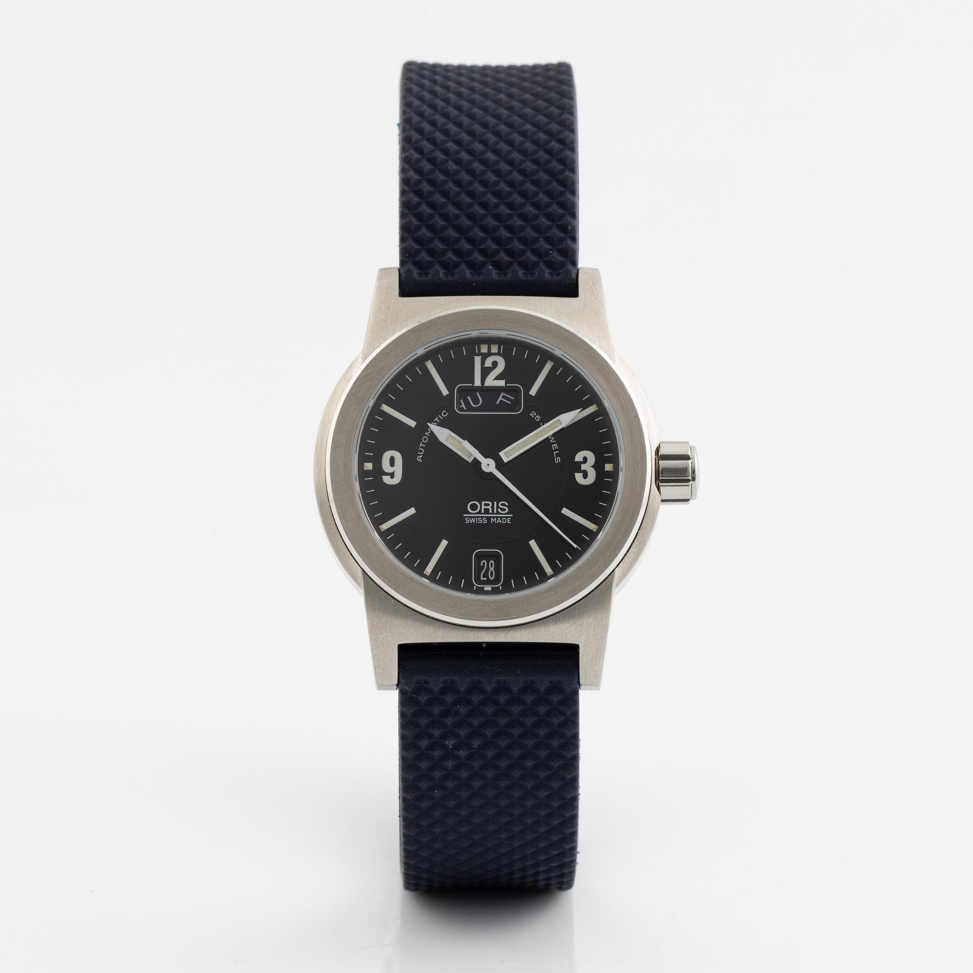 Oris, Big Crown, Day-Date, armbandsur, 35 mm.