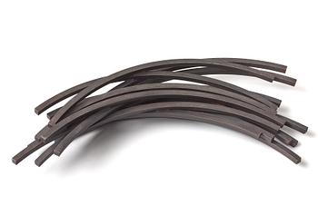 Bernar Venet, "Arcs in Disorder: 83.5 Arc x 14".