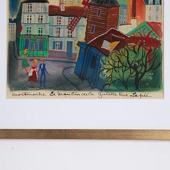 Maurice Blanchard, "Montmartre".