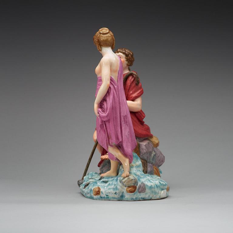FIGURGRUPP, porslin. Kungl Dansk, 1780-tal.