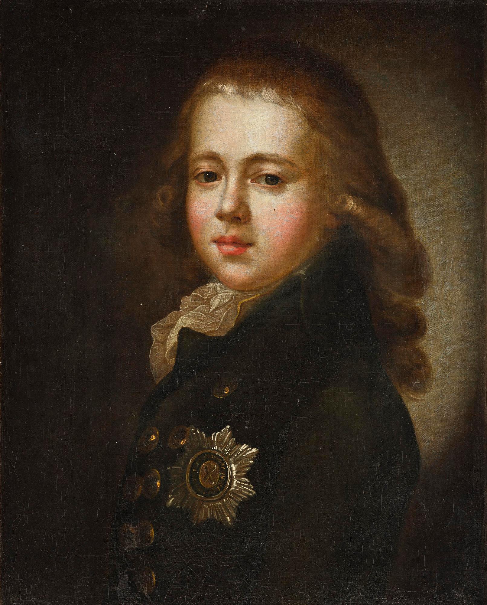 Jean-Louis Voille, attributed to, "Konstantin Pavlovich", Grand Duke of Russia (1779-1831).