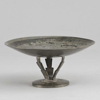 TAZZA, tenn. Art-deco, 1900-talets första hälft.