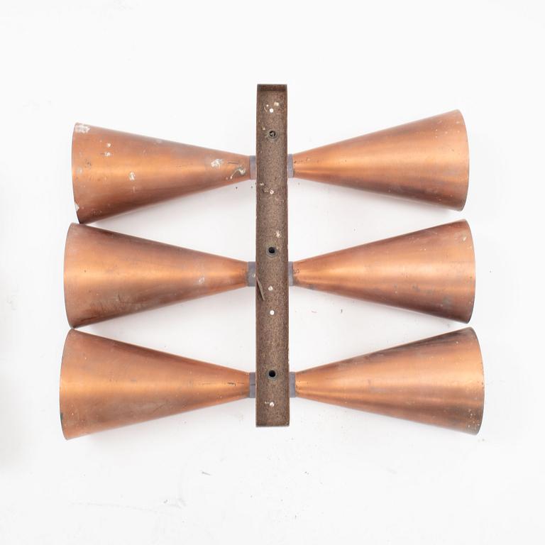 Hans-Agne Jakobsson, a pair of wall lamps, Markaryd.