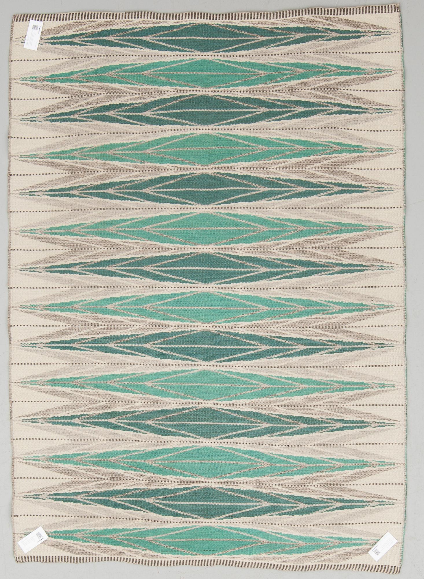 MATTA, rölakan, dubbelsidig, "Sylarna", Ingrid Dessau, Kasthall, ca 197 x 144 cm.