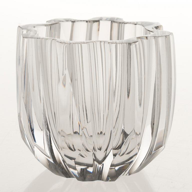 A Tapio Wirkkala glass vase model 3272, signed Tapio Wirkkala Iittala.