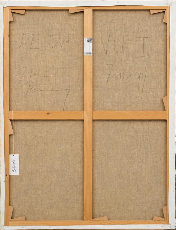 JETTE RANNING, Olja på duk, a tergo signerad o daterad Paris, 91.