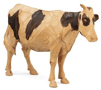 186. Axel Petersson Döderhultarn, Standing cow.