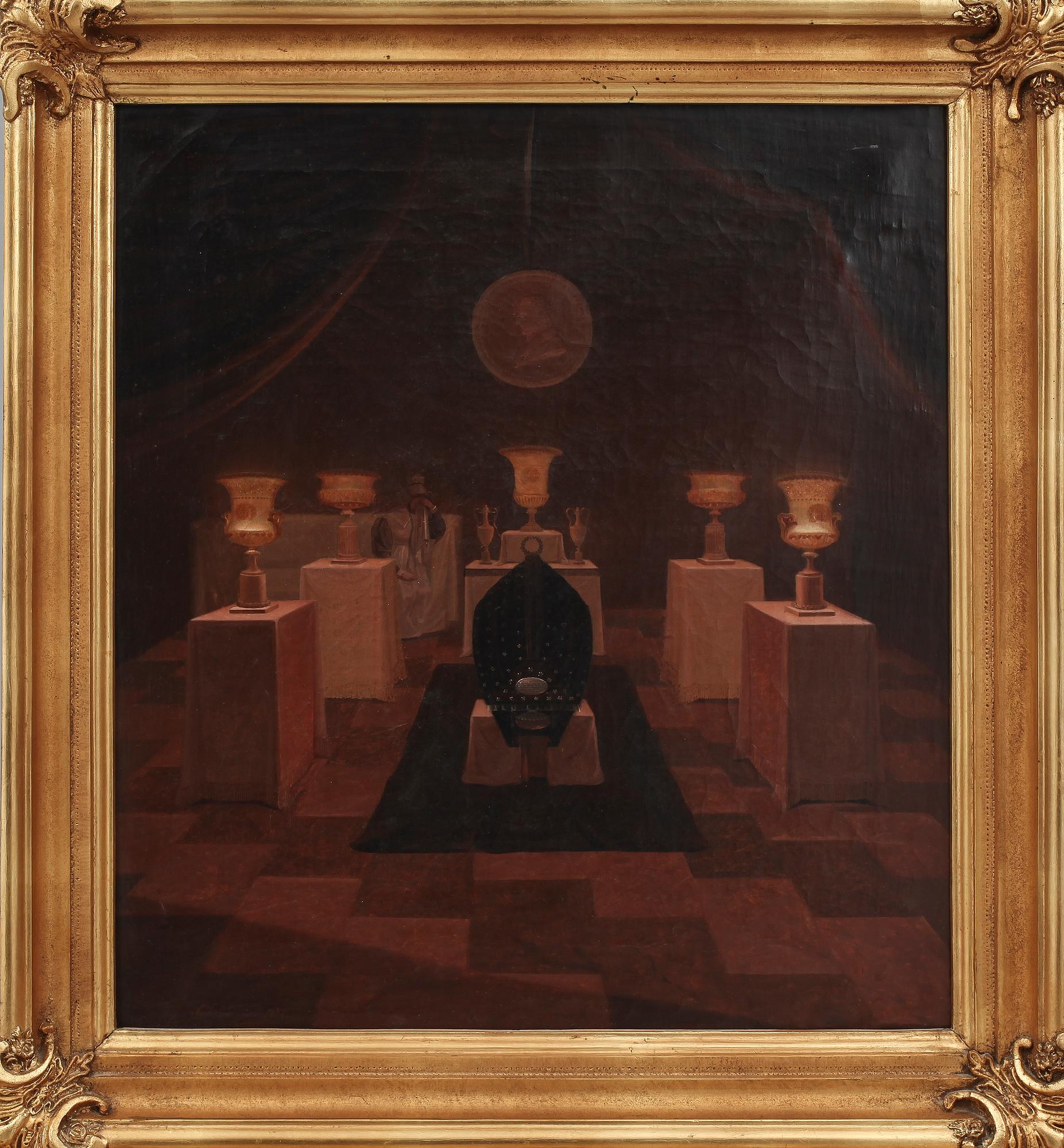 JOHAN HENRIC SJÖHOLM, olja på duk, sign o dat 1837.