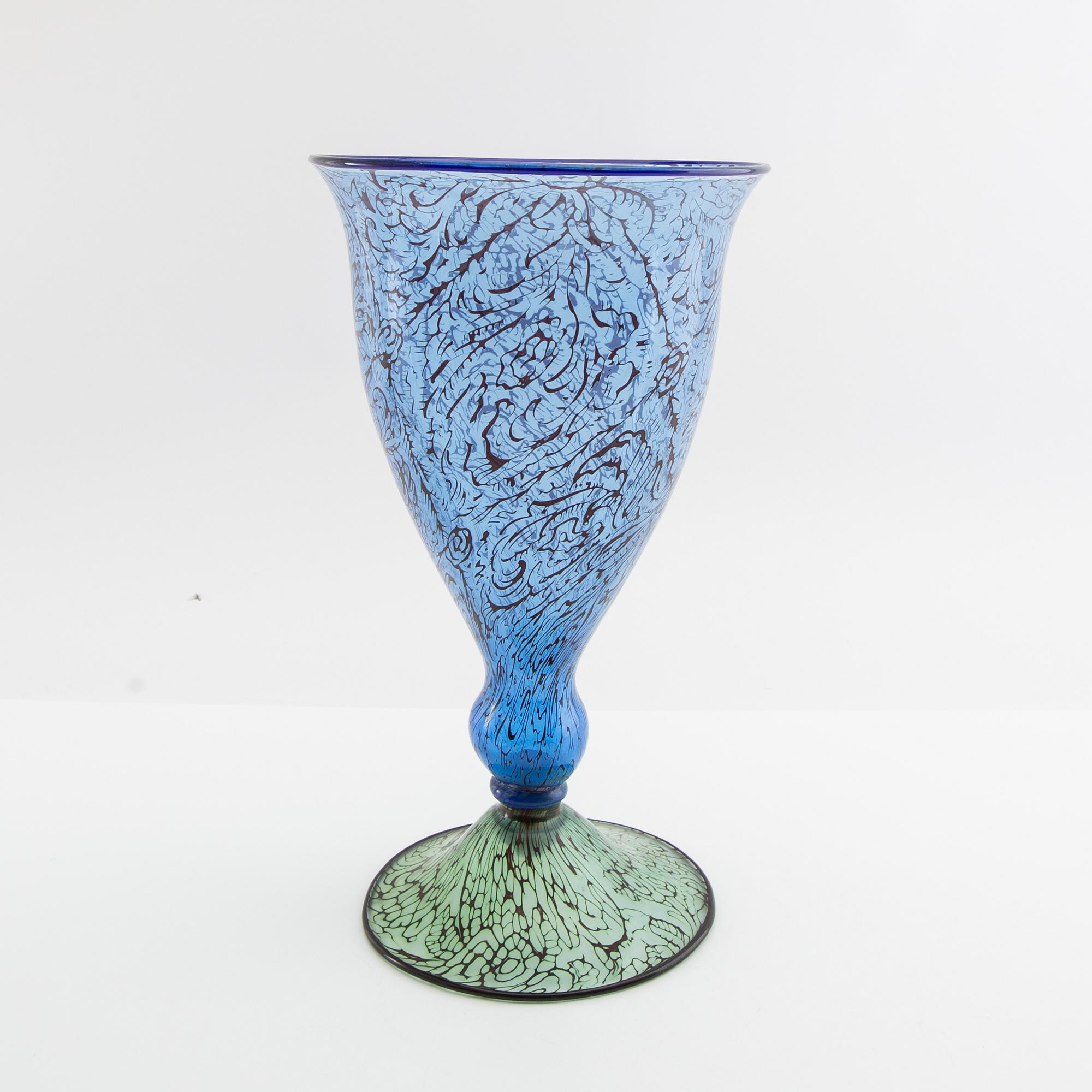 Edward Hald, Graal vase Orrefors early 20th century unsigned.