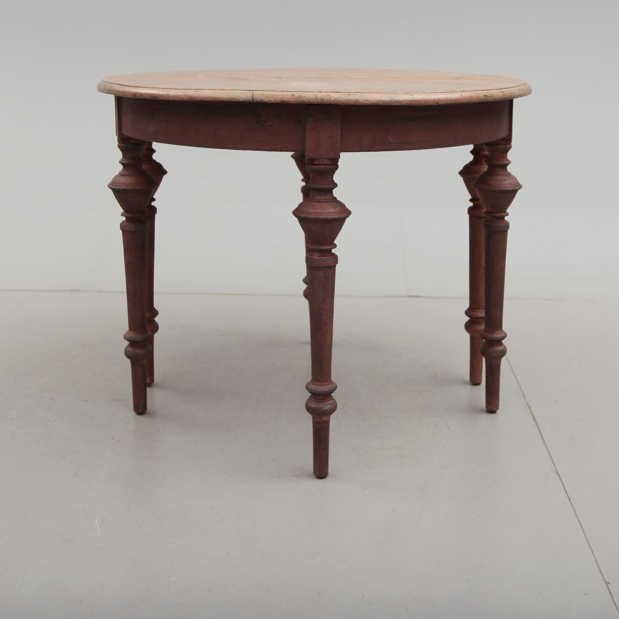 BORD, 2 delat, 1800-talets andra hälft.
