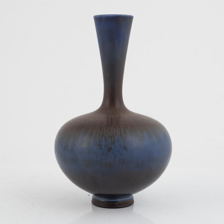 Berndt Friberg, a stoneware vase, Gustavsbergs studio 1968.