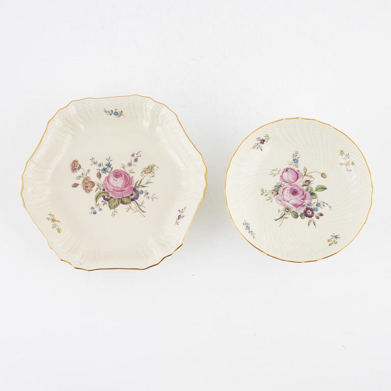 A 26-piece porcelain coffee service, "Frijsenborg", Royal Copenahgen, Denmark.