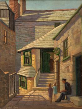 Bernard Ninnes, "Love Lane, St Ives".
