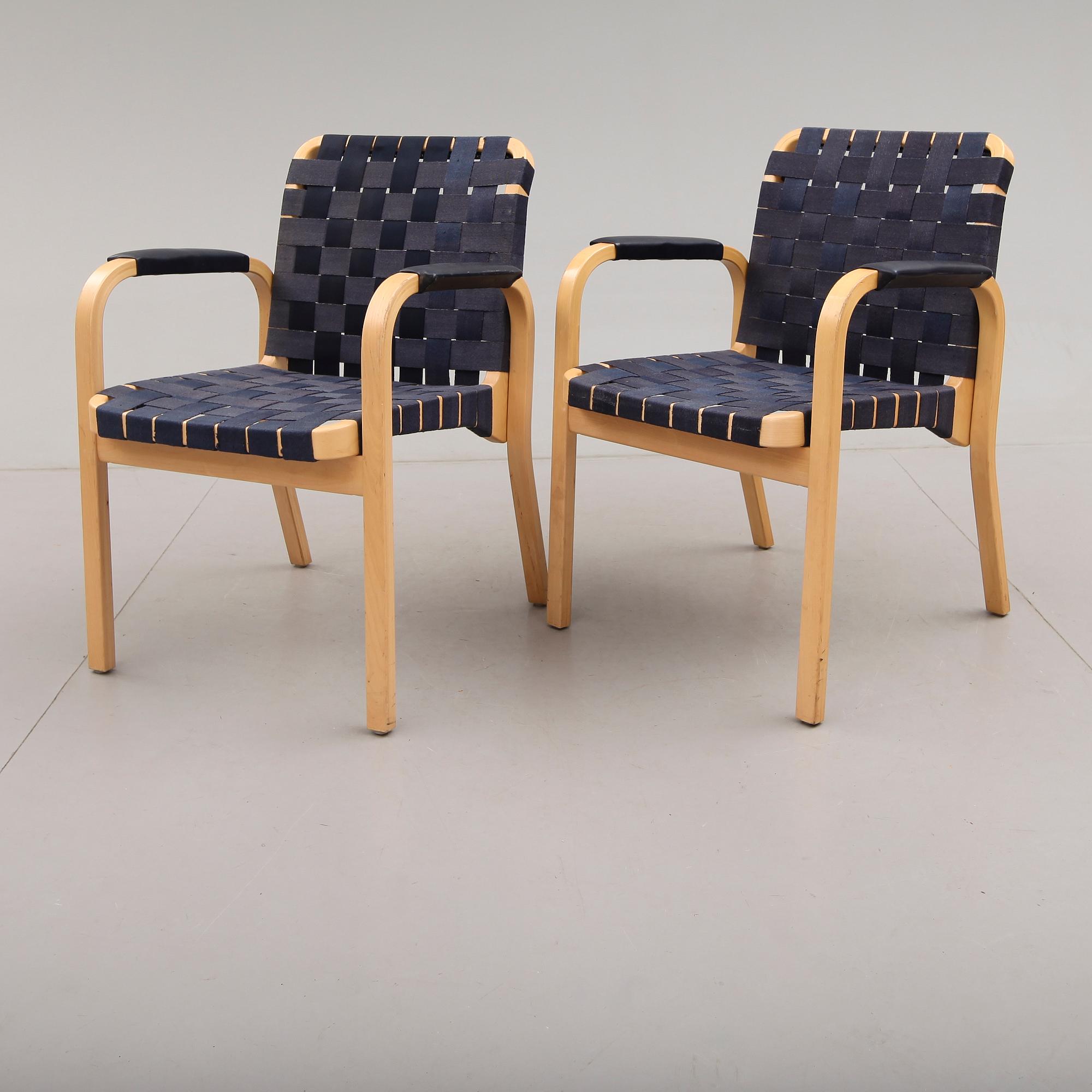 STOLAR, 1 par, Alvar Alto, Artek, Finland.