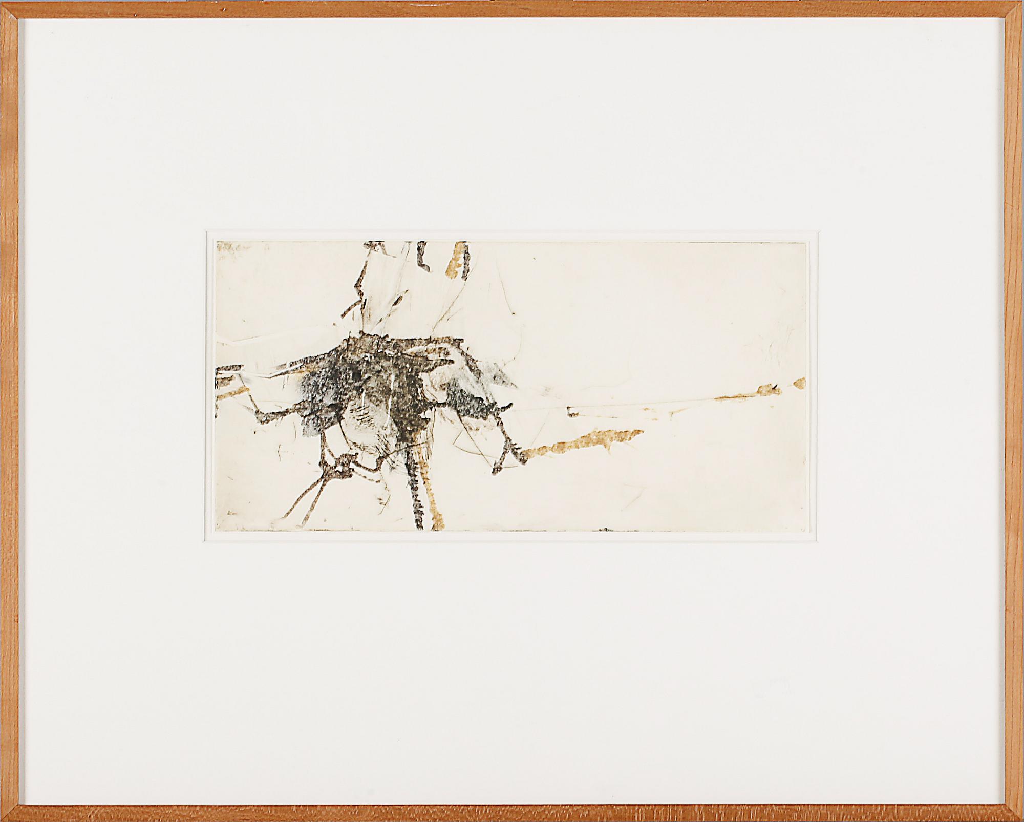 JUKKA MÄKELÄ, 2 st, monoprints, osignerade.