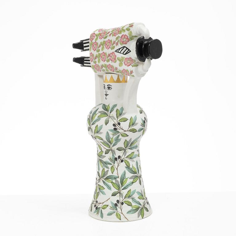 Lisa Larson, a stoneware sculpture, "Samhällsdebatten', Gustavsberg, Sweden 1969-71.