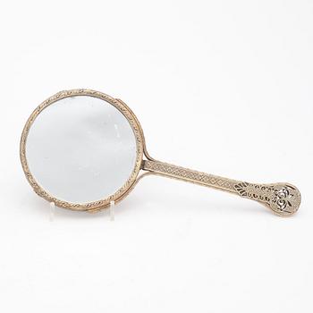 SPEGEL, förgylld mässing, empire, 1800-talets första hälft.