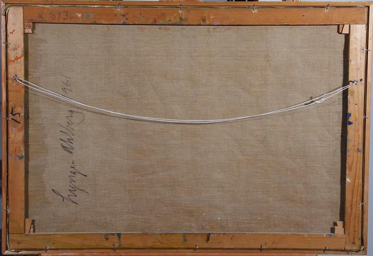 LYNGE-AHLBERG, EINAR. Olja på duk, sign. "E.L.A".