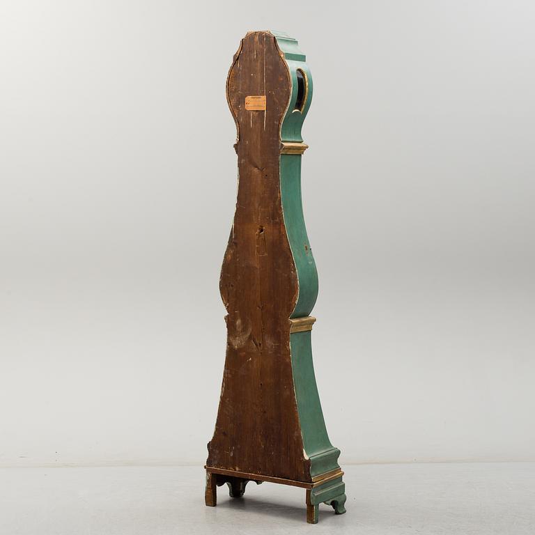 A Swedish Rococo longcase clock, second half of the 18th century.