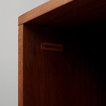 SIDEBOARD/SKÅP/BOKHYLLA, teak och teakfanér. Bräntorps. 1960-tal.
