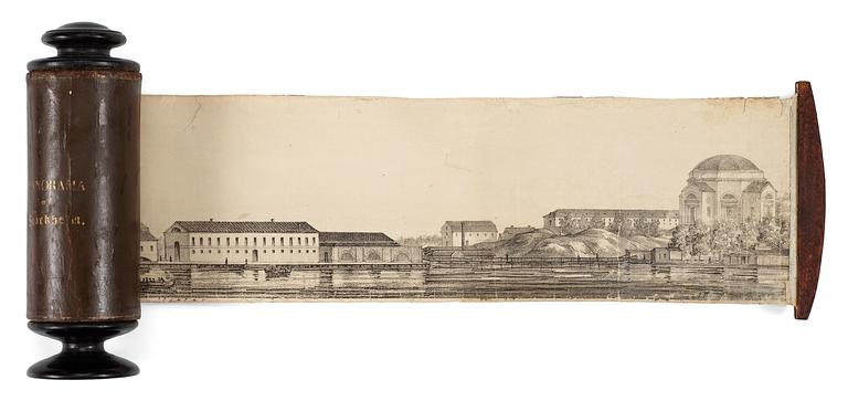 Adolf Hårdh, "Panorama af Stockholm".