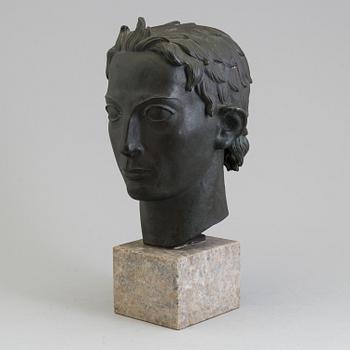 Sculpture, bronze, signed IVAR JOHNSSON.