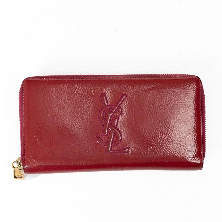Yves Saint Laurent, a wallet.