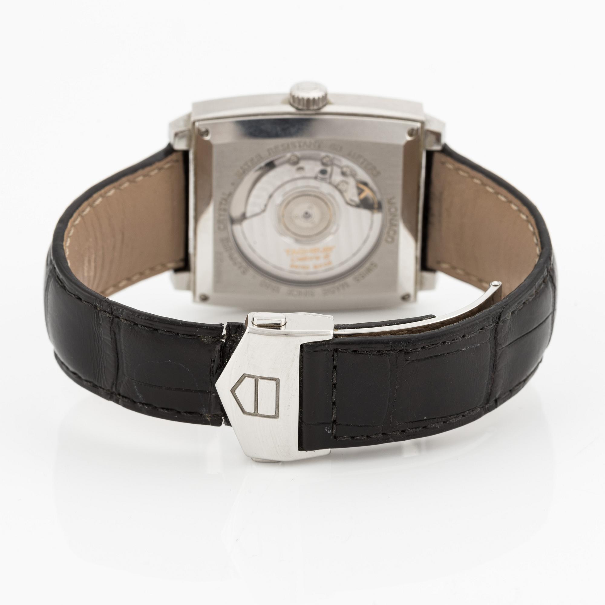 Tag Heuer, Monaco, wristwatch, 37 x 37 mm.