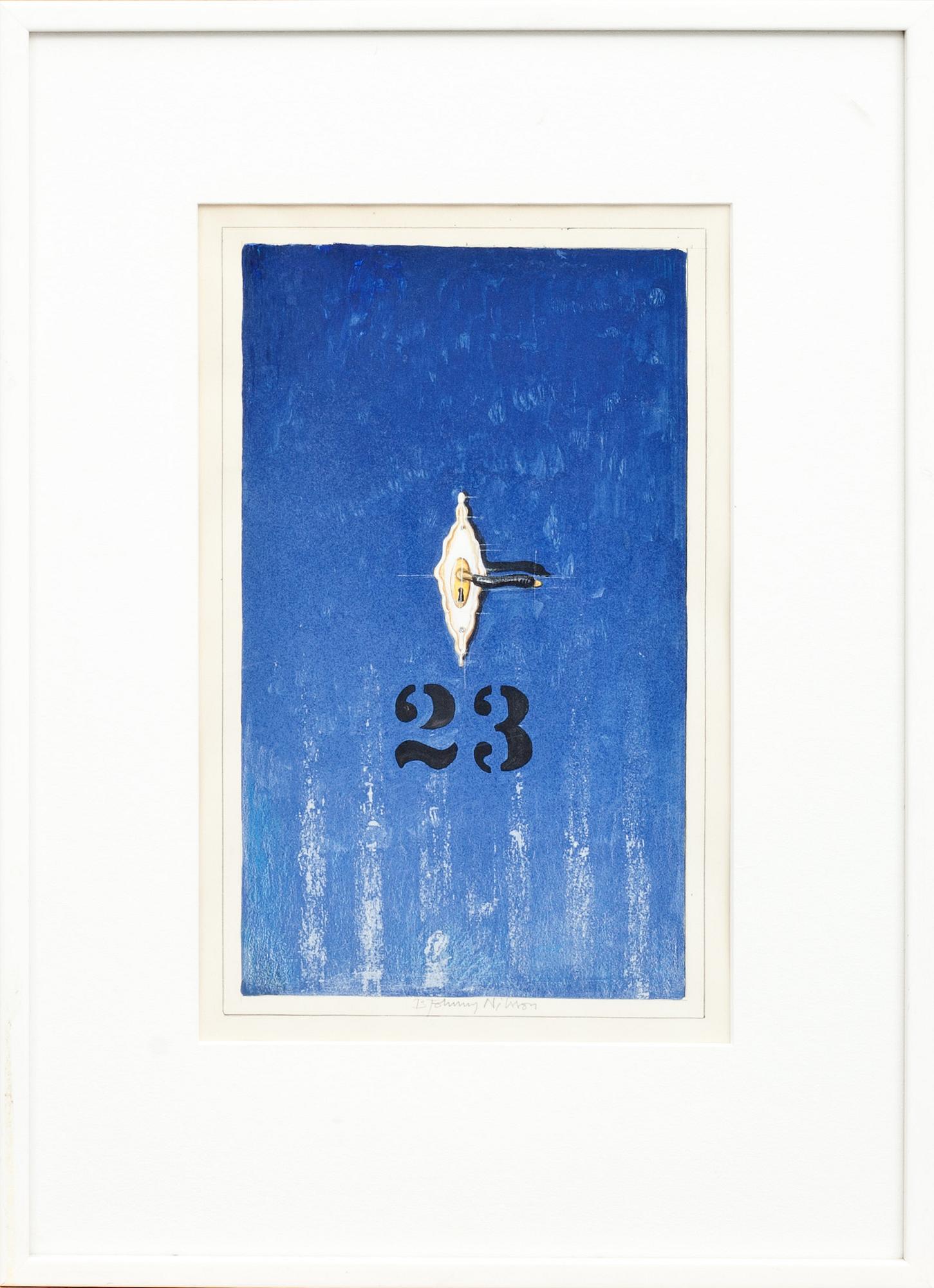 BERT JOHNNY NILSSON, blandteknik, signerad.