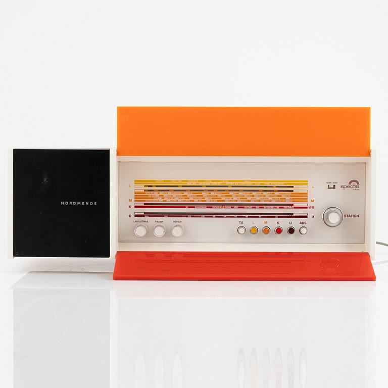 Radio, Nordmende, "Spectra Futura", designed by Raymond Loewy, 1968 - 1970.