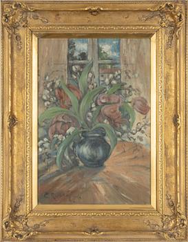 Elis Ryberg, Still life with flowers.