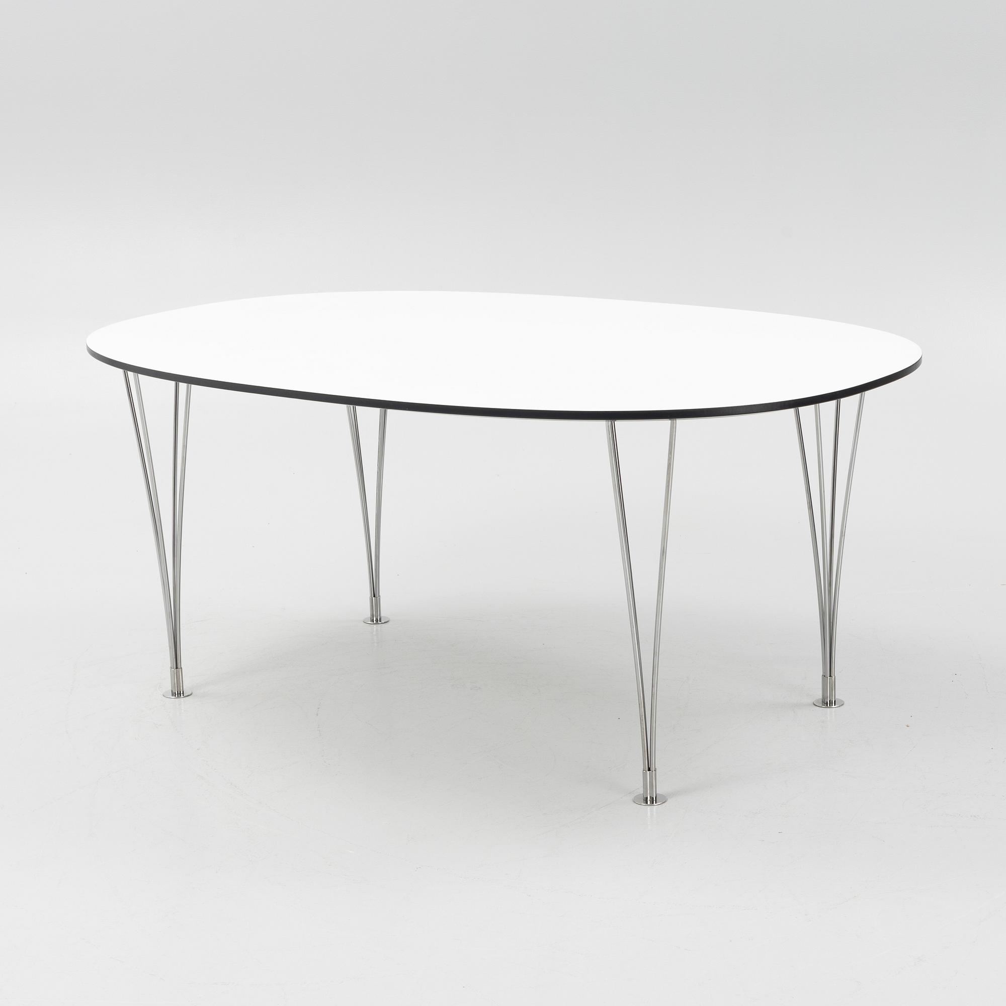 Bruno Mathsson & Piet Hein, matbord, "Superelips",  Bruno Mathson International AB, Värnamo. 2016.