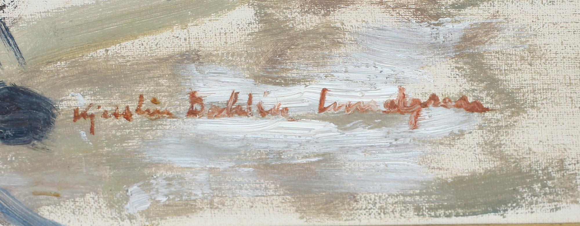 KJERSTIN DAHLÉN-LUNDGREN, olja på duk, signerad.