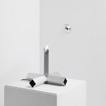 David Taylor, bordslampa, unik, "Aluminium Table Lamp (Light)", Studio Mellösaverken, Sverige, 2025.