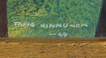 Tapio Kinnunen, gouache och bladteknik på papper, signerad och daterad -69.