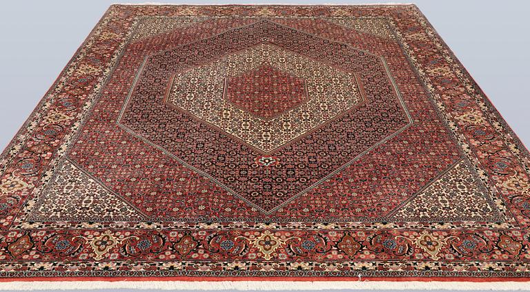 A Bidjar carpet, so-called Tekab, approx. 303 x 251 cm.